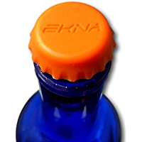 EKNA Tapones reutilizables de silicona en colores vivos para proteger contra la pérdida de ácido carbónico – Beer Savers…